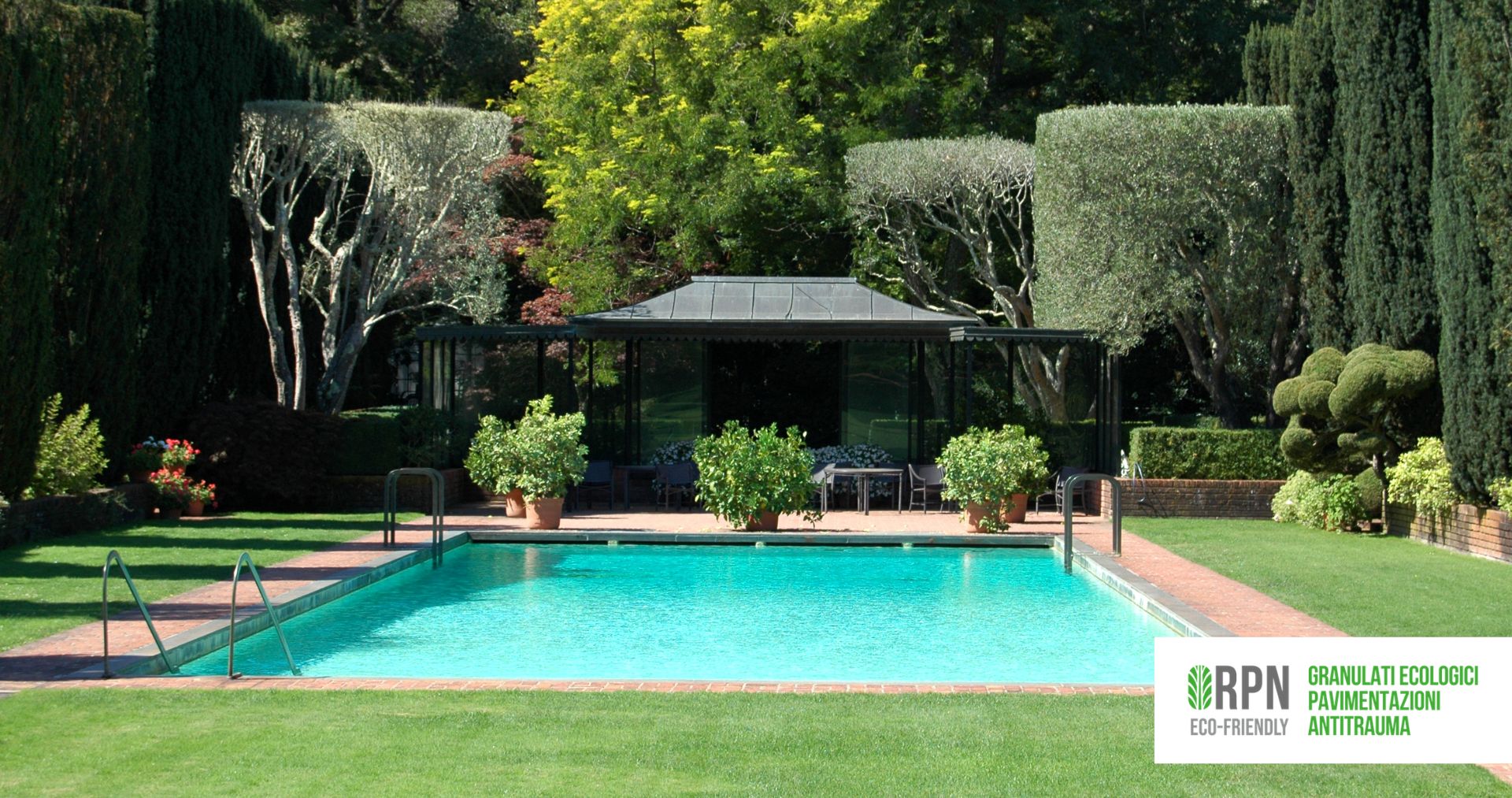secur green, la mattonella in gomma antitrauma per piscina